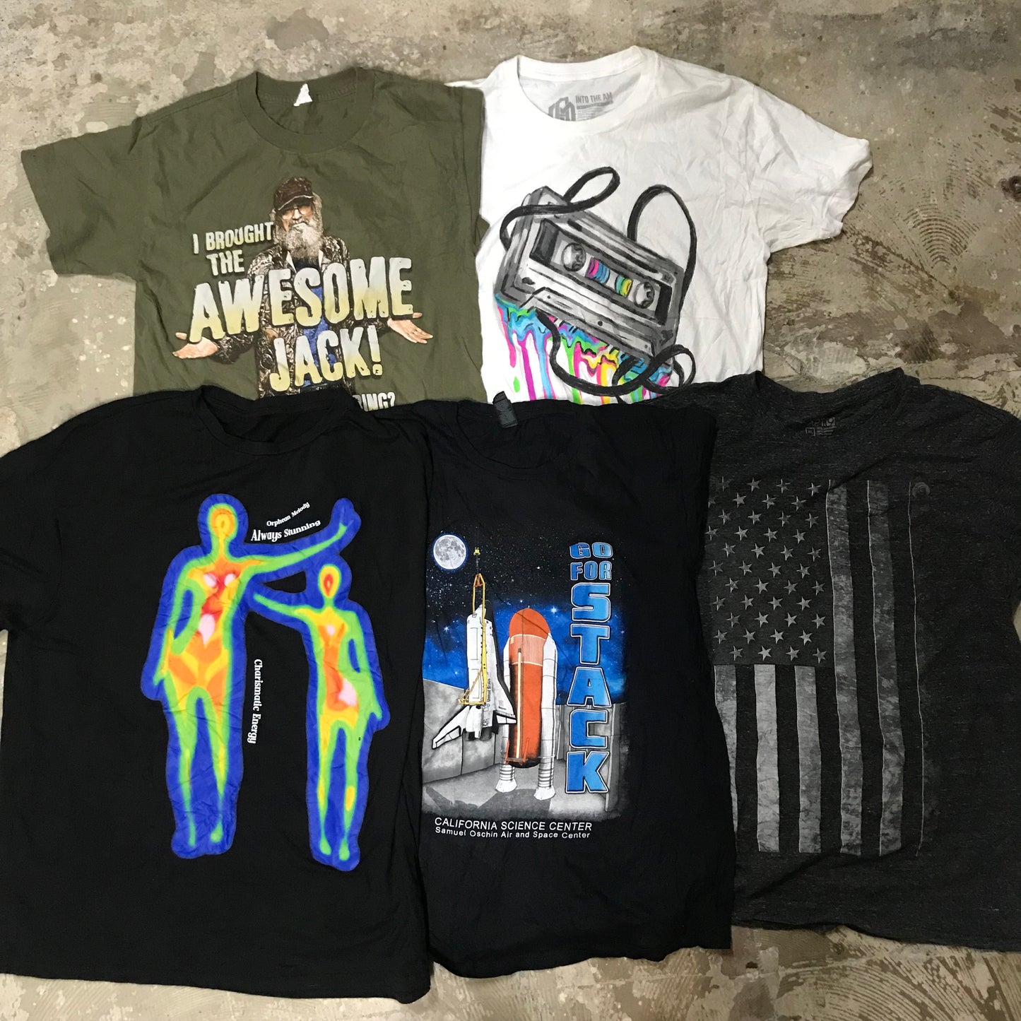 [現物] 00s アメカジプリントTシャツ 20pcs D0706003