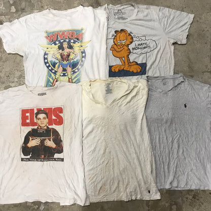 [現物] 00s 白Tシャツ(シミあり) 20pcs D0713003