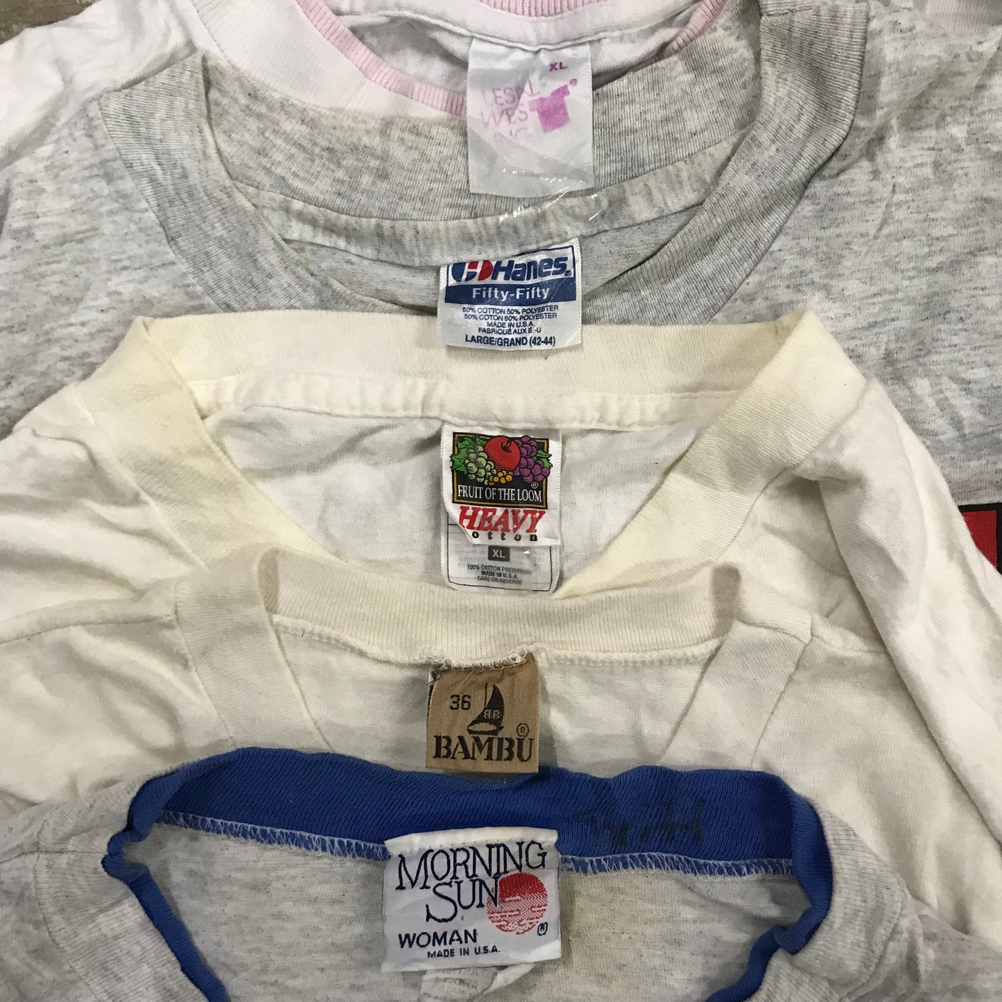 [現物] 90s 白系Tシャツ(シミあり) 20pcs D0622002