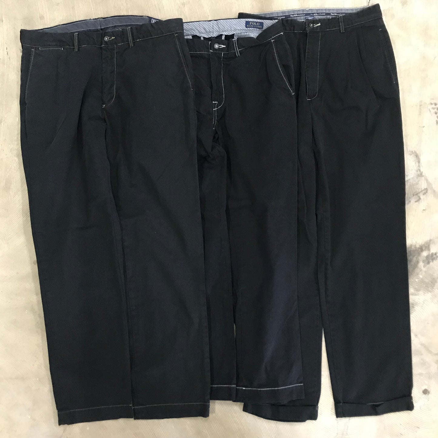 [現物] ラルフチノパンローレン/黒染め 12pcs H0727003