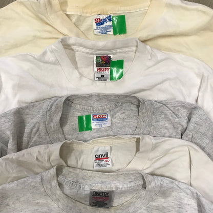 [現物] 90年代 白Tシャツ(シミあり) 20pcs H0810005