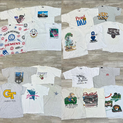 [現物] 90s 白Tシャツ(シミあり) 20pcs C0713001