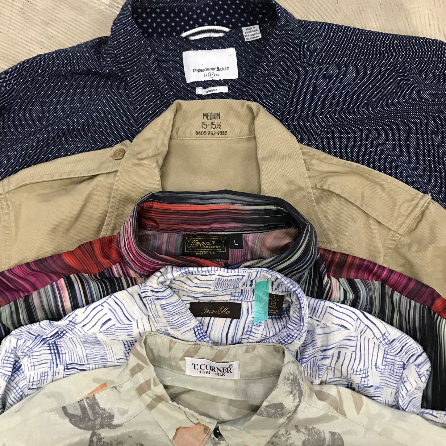 [現物] 半袖柄シャツ/アロハシャツ 20pcs D0716005