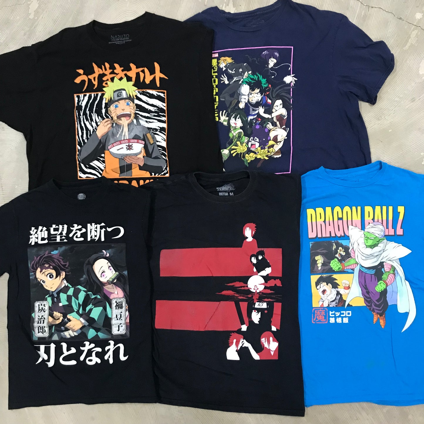 [現物] 00s アニメTシャツ 20pcs H0806002