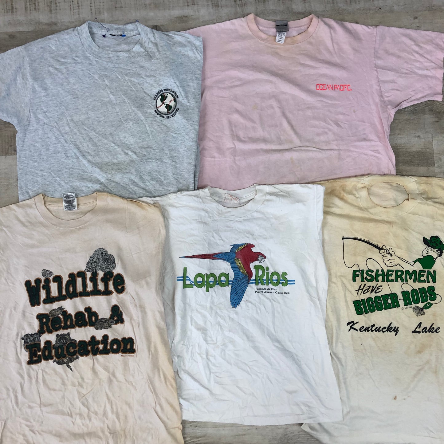 [現物] 90s 白Tシャツ(シミあり) 20pcs G0815001