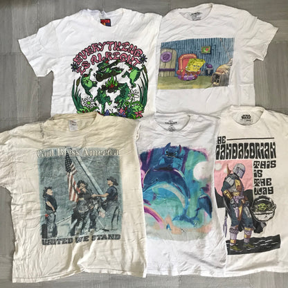[現物] 00s 白Tシャツ(シミあり) 20pcs H0813004