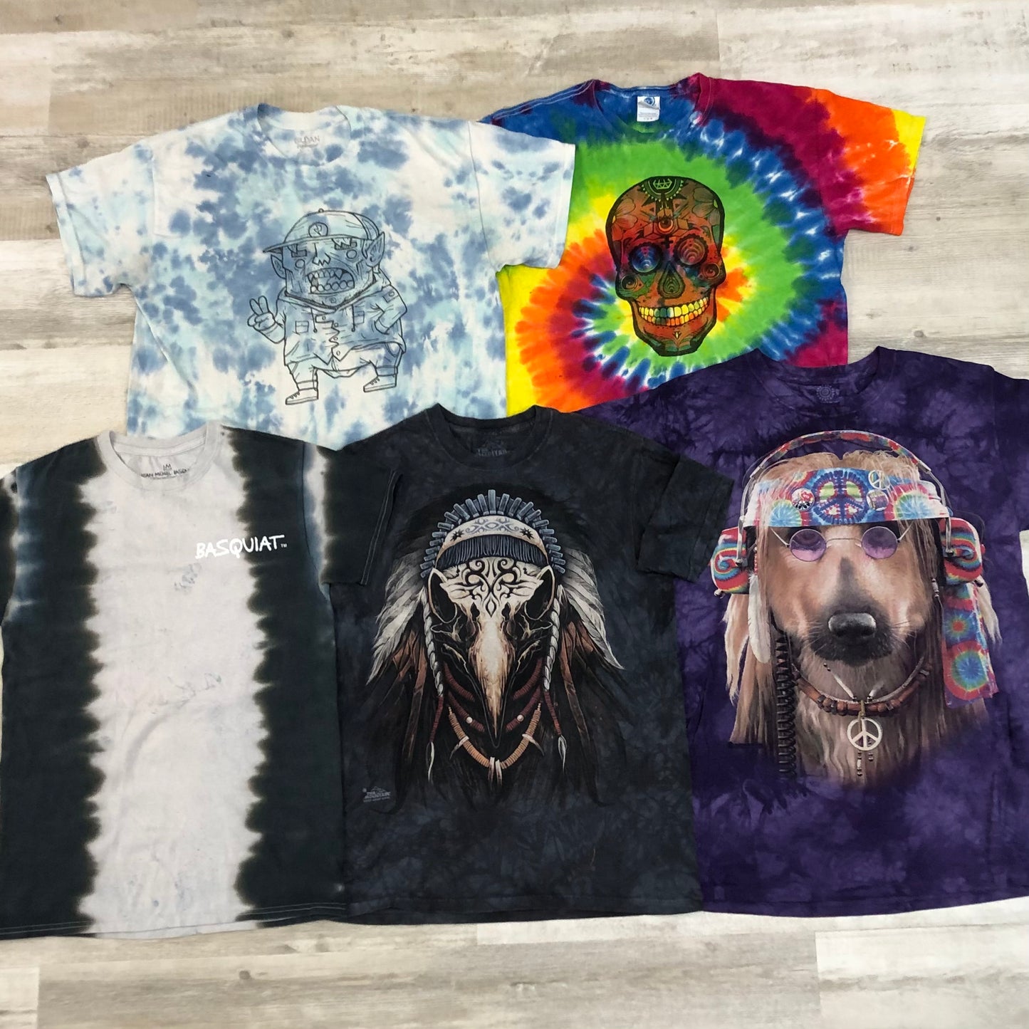 [現物] タイダイTシャツ 20pcs H0724002