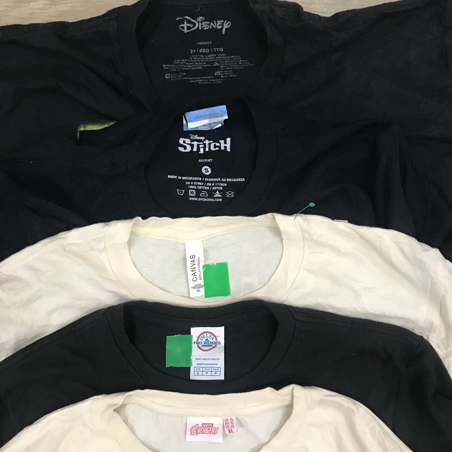 [現物] ディズニー/アニメ/キャラクターTシャツ 20pcs G0730002