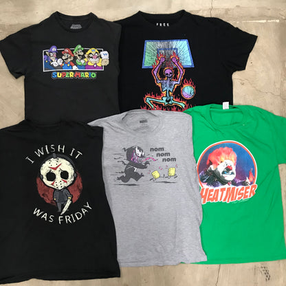 [現物] キャラクターTシャツ 20pcs H0803004