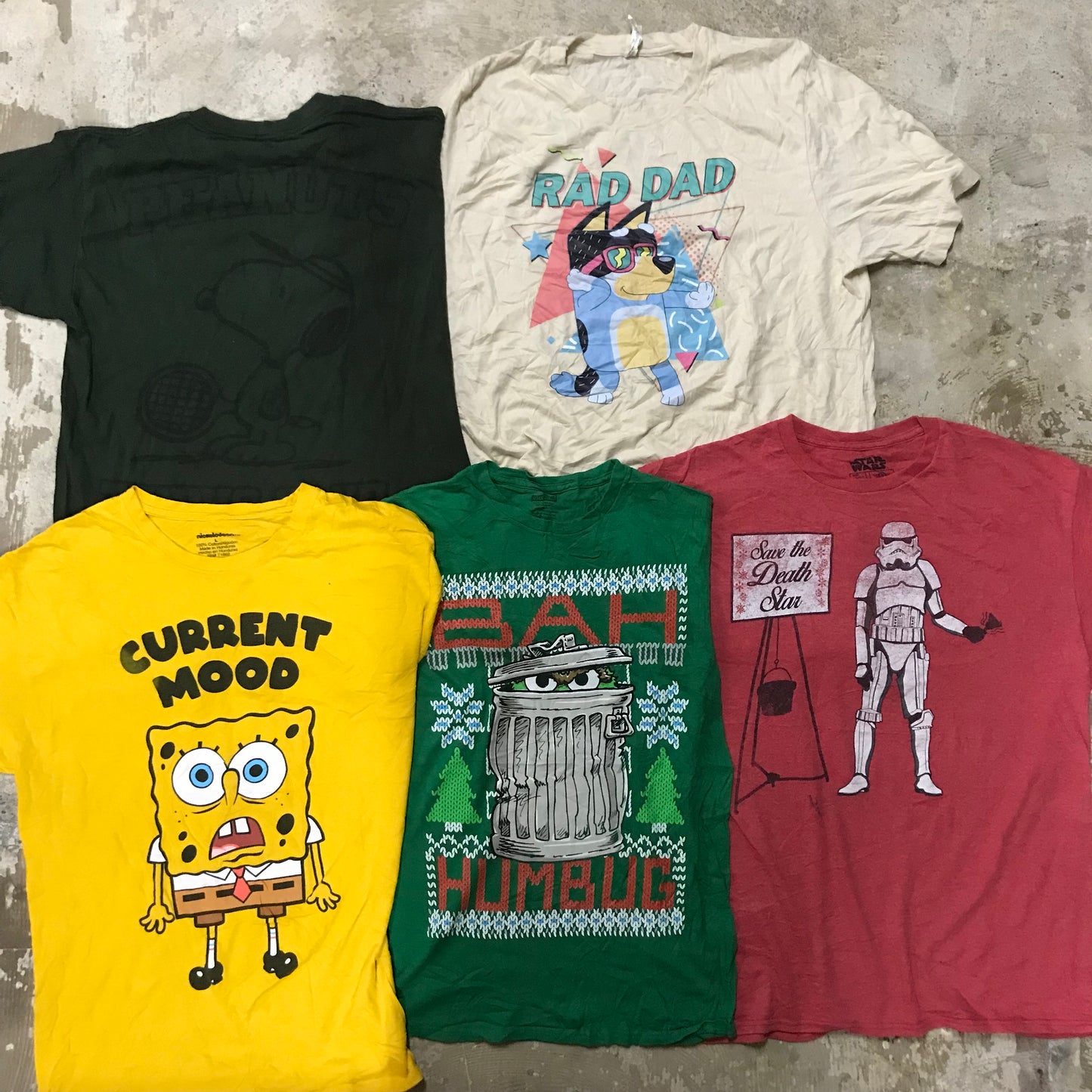 [現物] 00s キャラクタープリントTシャツ 20pcs D0714003