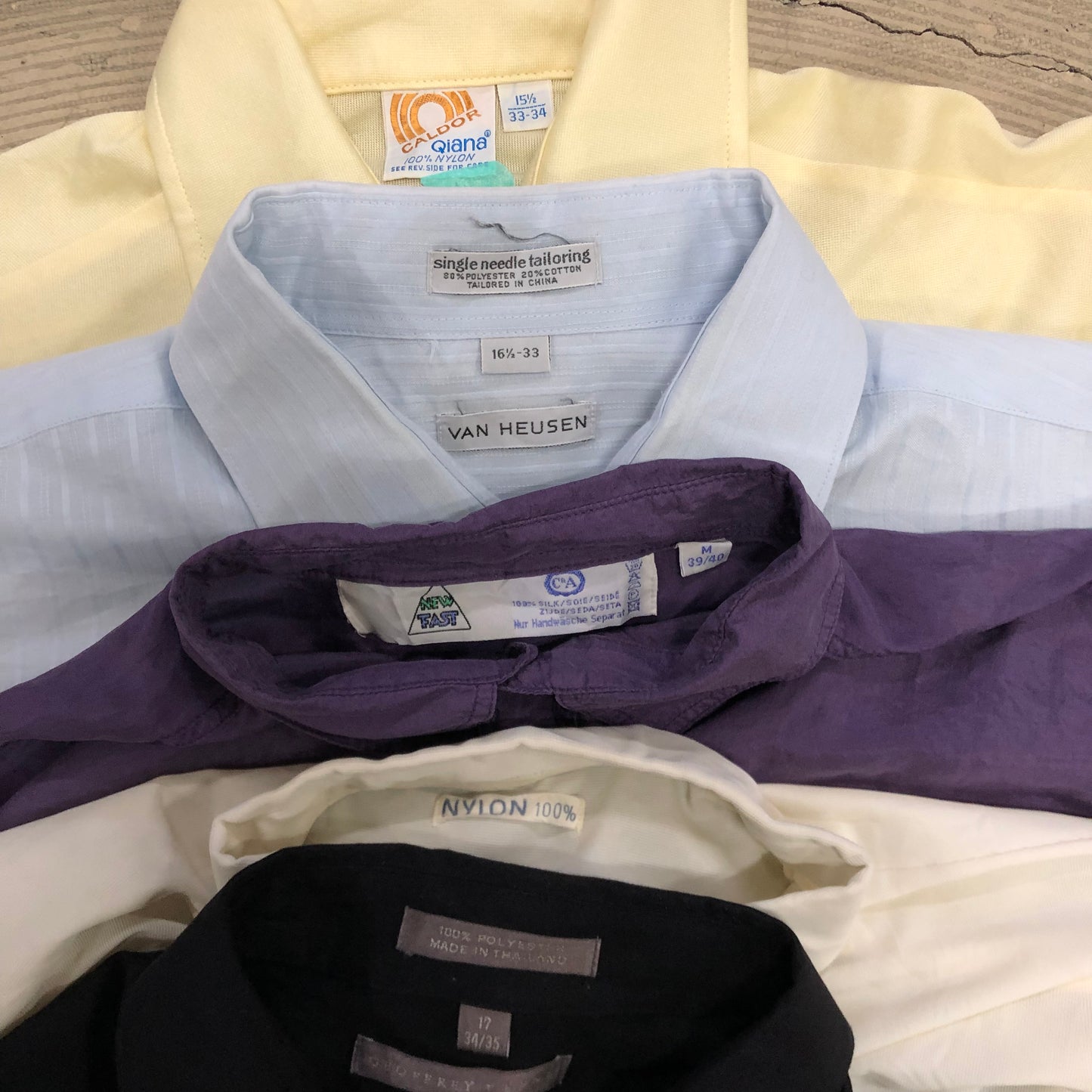 [現物] 長袖ポリシャツ/テロシャツ 20pcs E0714001