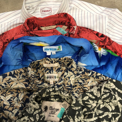 [現物] 半袖柄シャツ/アロハシャツ 20pcs E0714004