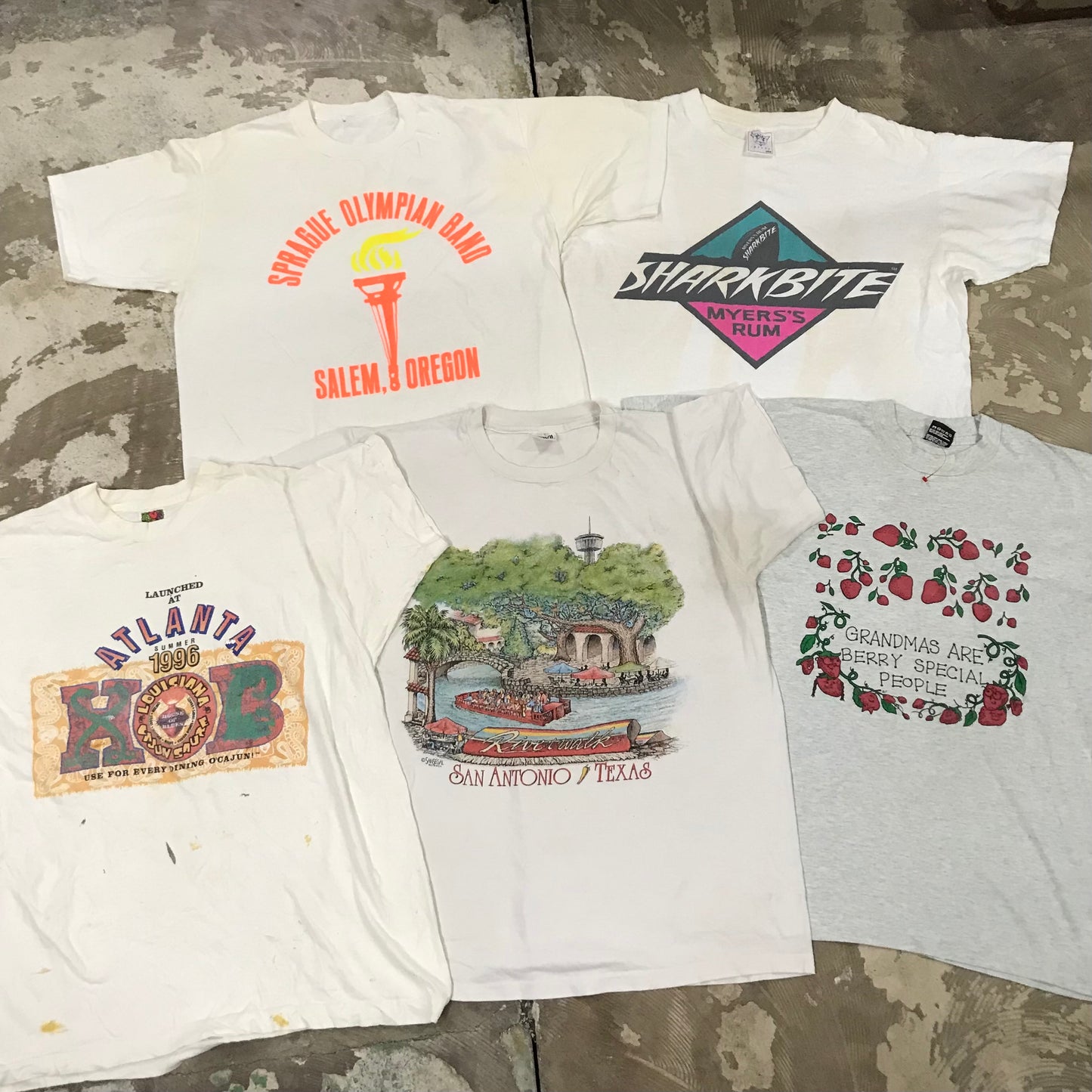 [現物] 90s 白系Tシャツ(シミあり) 20pcs D0622003