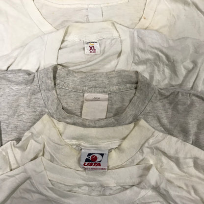 [現物] 90s 白系Tシャツ(シミあり) 20pcs D0622007