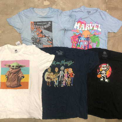 [現物] 00s アメコミ/キャラクターTシャツ 20pcs E0706002