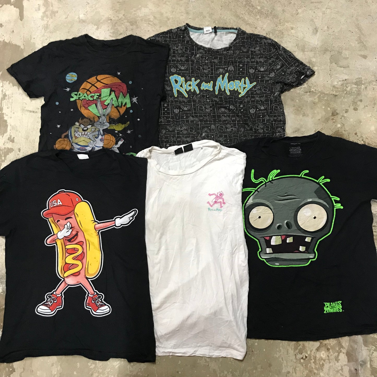 [現物] 00s キャラクタープリントTシャツ 20pcs D0714003