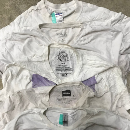 [現物] 00s 白Tシャツ(シミあり) 20pcs D0713002