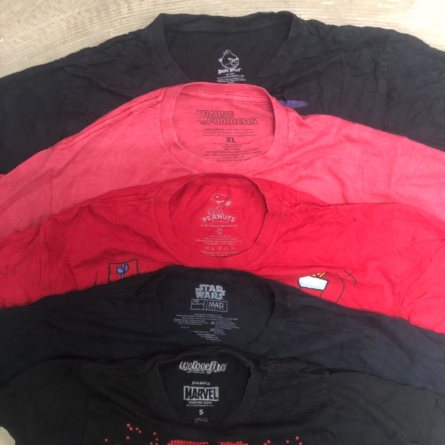 [現物] 00s アメコミ/キャラクターTシャツ 20pcs E0706003