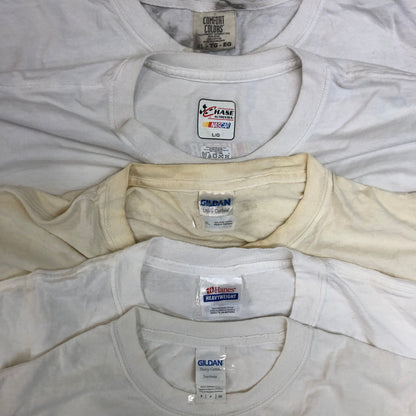 [現物] 00s 白Tシャツ(シミあり) 20pcs G0813001