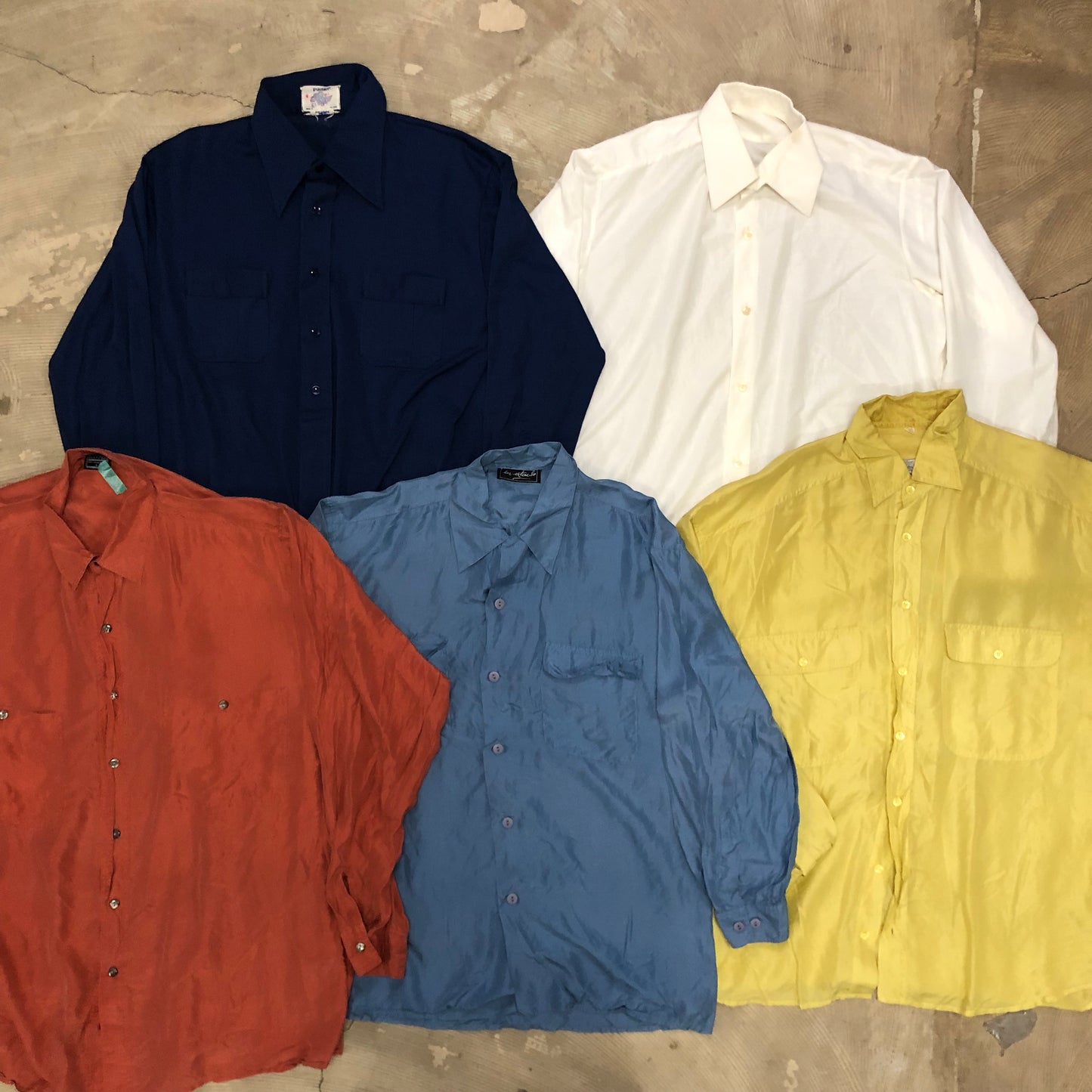 [現物] 長袖ポリシャツ/テロシャツ 20pcs E0709005