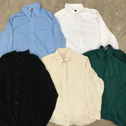[現物] 長袖シャツ/シルク/ポリ/レーヨン 20pcs H0806003