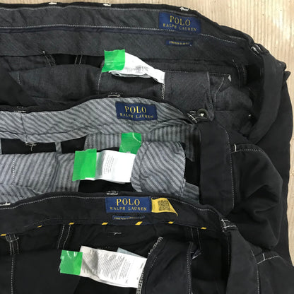 [現物] ラルフチノパンローレン/黒染め 12pcs H0727003
