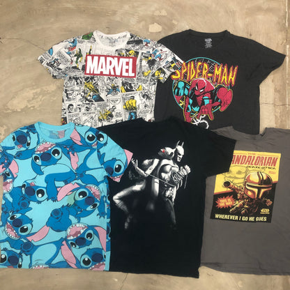 [現物] 00s アメコミ/キャラクターTシャツ 20pcs E0706005