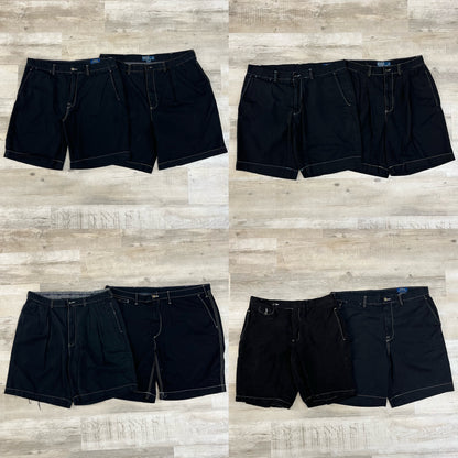 [現物] ラルフローレン ショートパンツ 黒染め 8pcs G0805003