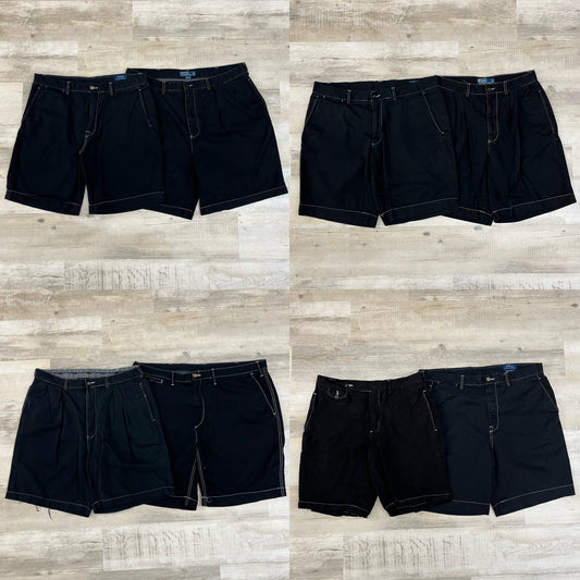 [現物] ラルフローレン ショートパンツ 黒染め 8pcs G0805003
