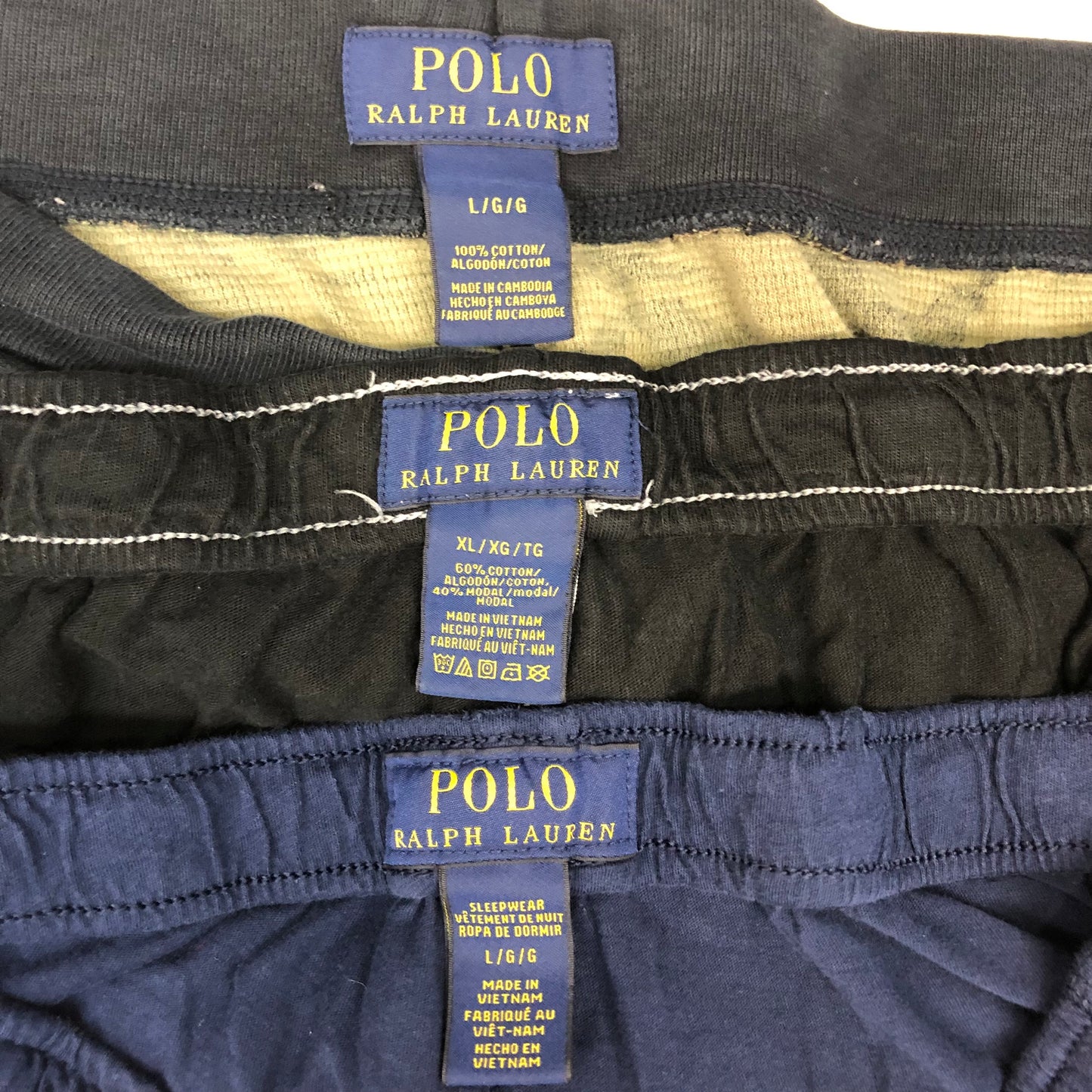 [現物] ラルフローレンパジャマパンツ(柄ミックス) 12pcs H0819002