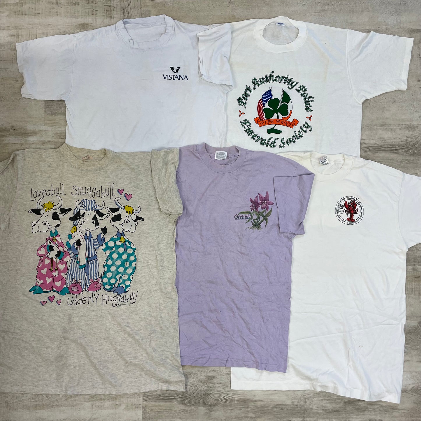 [現物] 90s 白系Tシャツ(シミあり) 20pcs B0708005