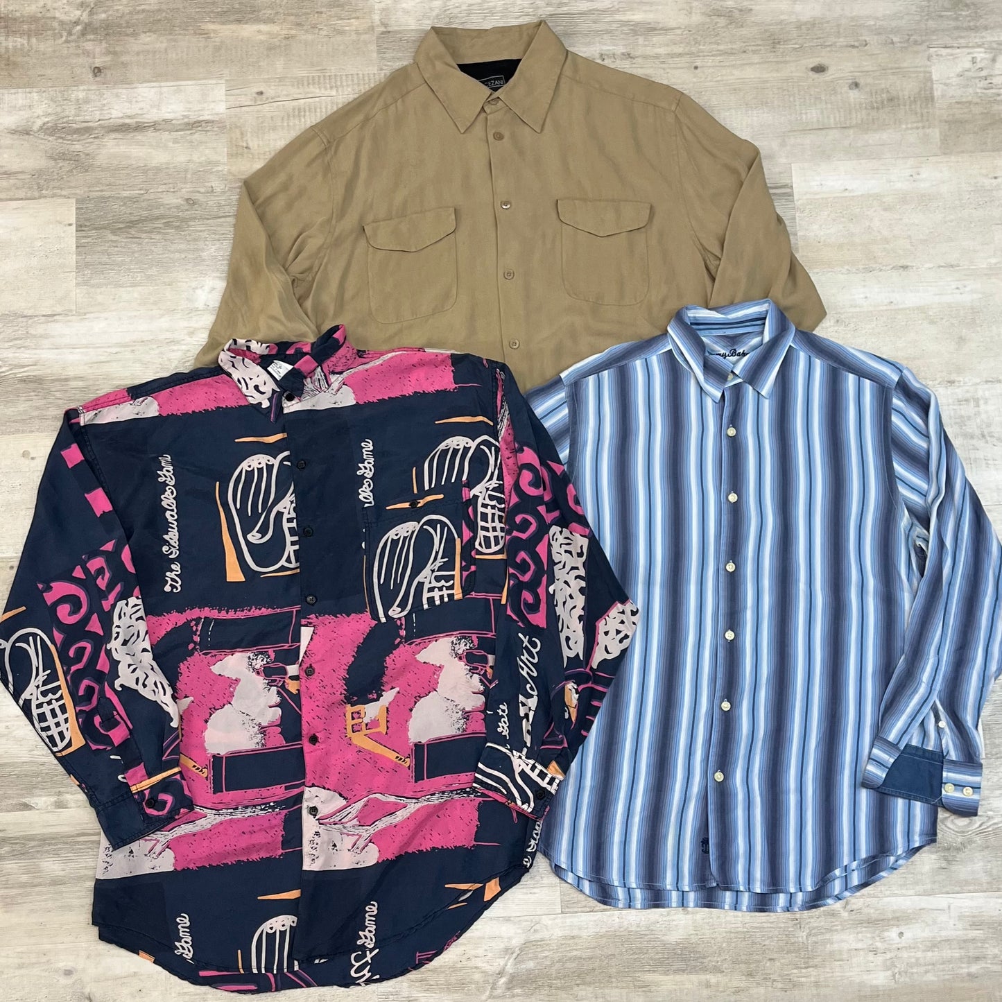 [現物] 長袖シルクシャツ 12pcs C0716003