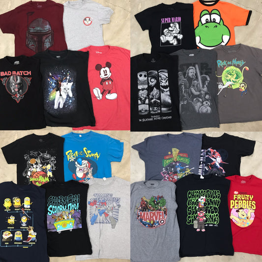 [現物] 00s キャラクターTシャツ 20pcs H0806004