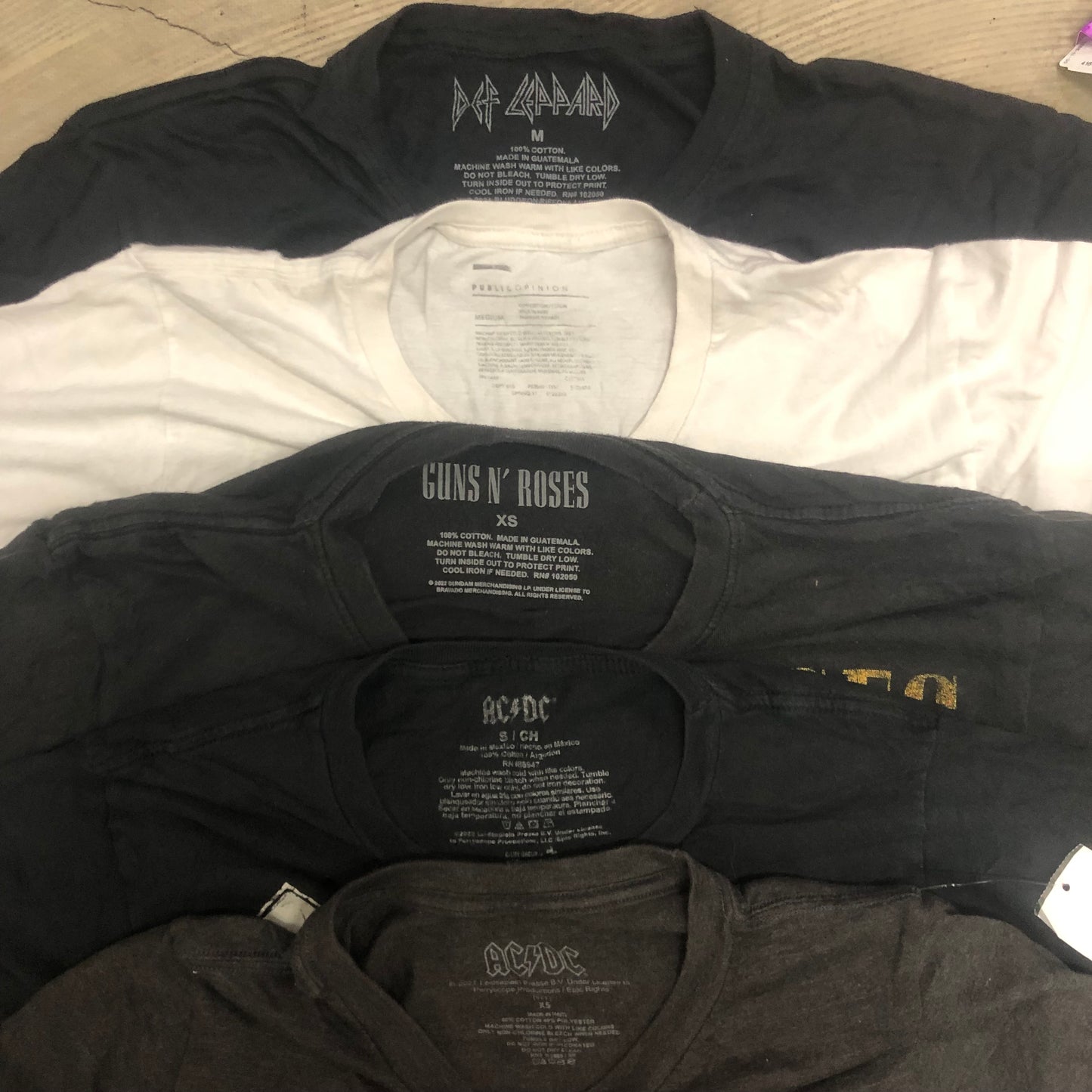 [現物] ミュージックTシャツ 20pcs E0706004