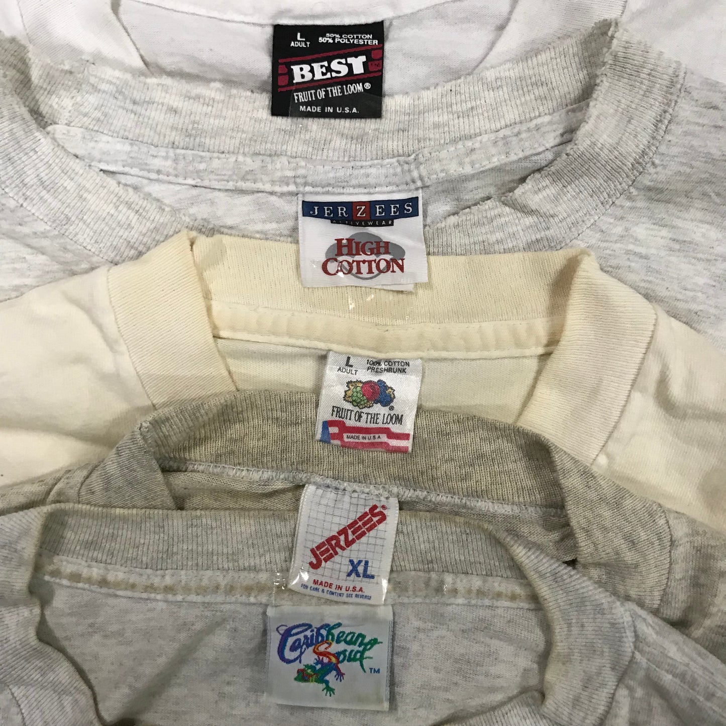 [現物] 90s 白系Tシャツ(シミあり) 20pcs D0622007