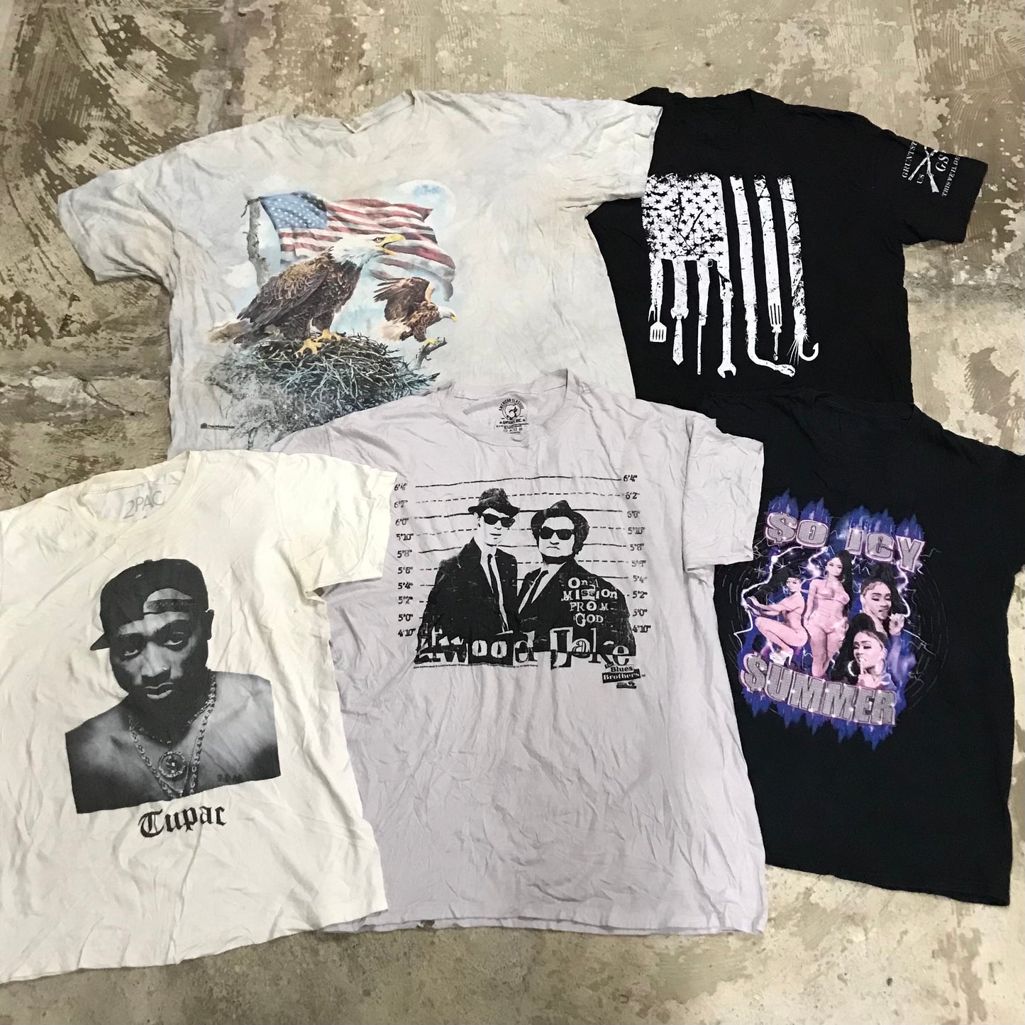 [現物] 00s アメカジプリントTシャツ 20pcs D0629004