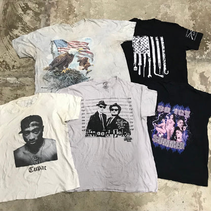 [現物] 00s アメカジプリントTシャツ 20pcs D0629004
