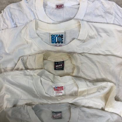 [現物] 90s 白Tシャツ(シミあり) 20pcs G0812003