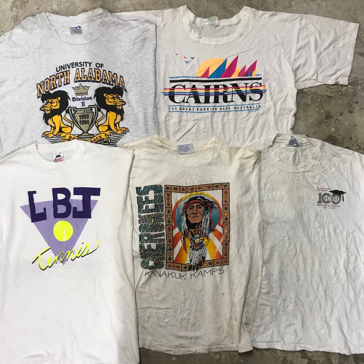 [現物] 90s 白Tシャツ(シミあり) 20pcs D0714001
