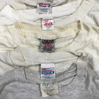 [現物] 90s 白系Tシャツ(シミあり) 20pcs D0622004
