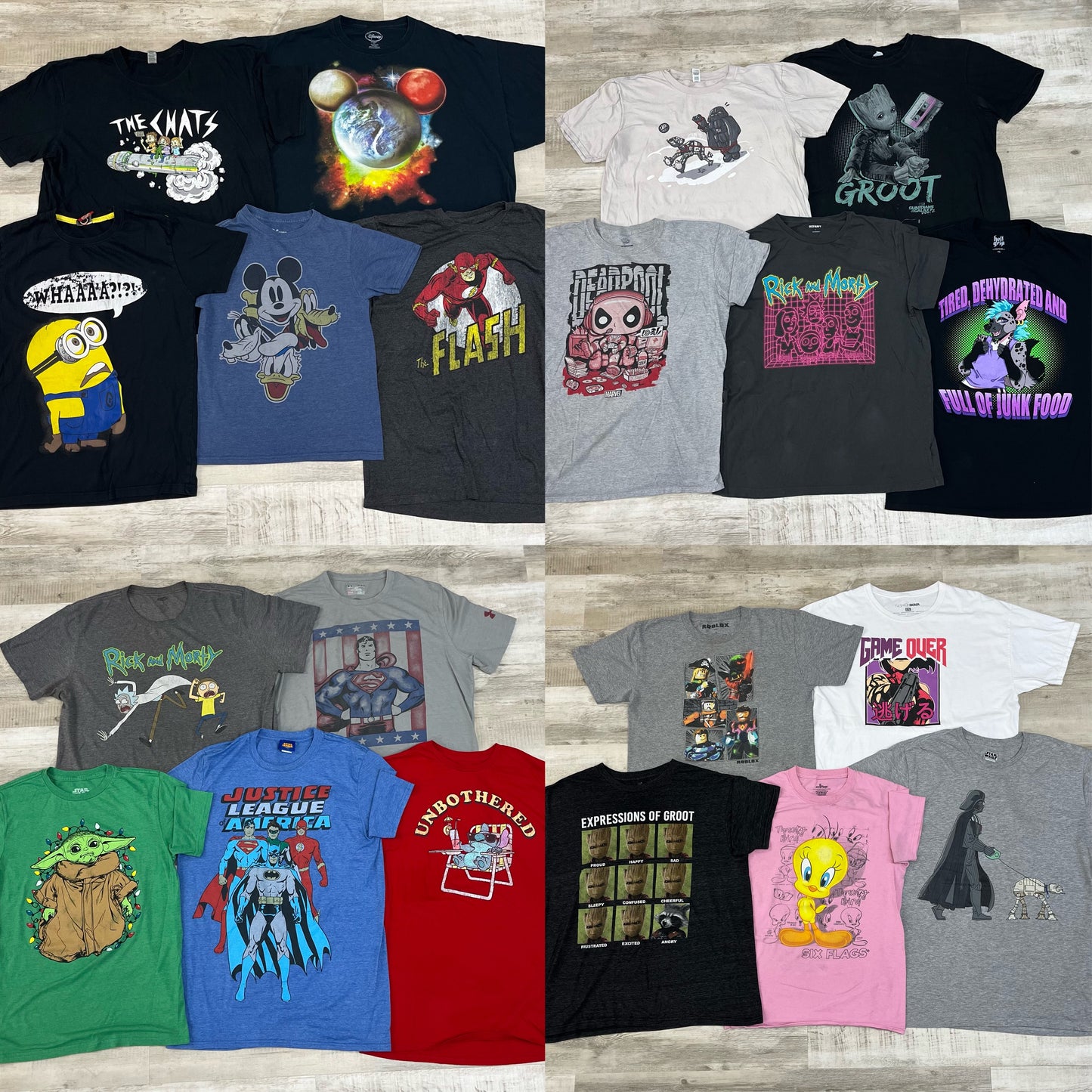 [現物] 00s キャラクターTシャツ 20pcs G0805002