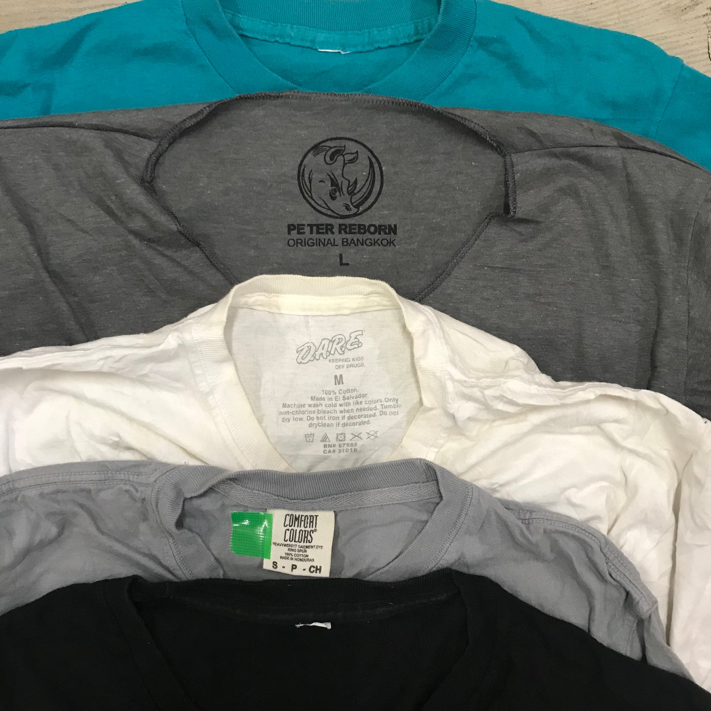 [現物] アメカジプリントTシャツ 20pcs G0730004