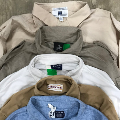 [現物] 長袖テロシャツ/ポリ/シルク/レーヨン 20pcs H0727002