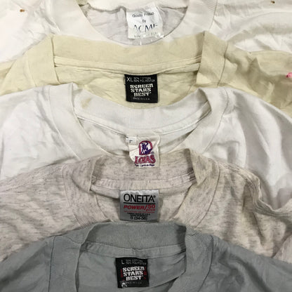 [現物] 90s 白系Tシャツ(シミあり) 20pcs D0622005
