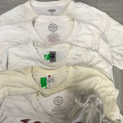 [現物] 00s 白Tシャツ(シミあり) 20pcs H0813003