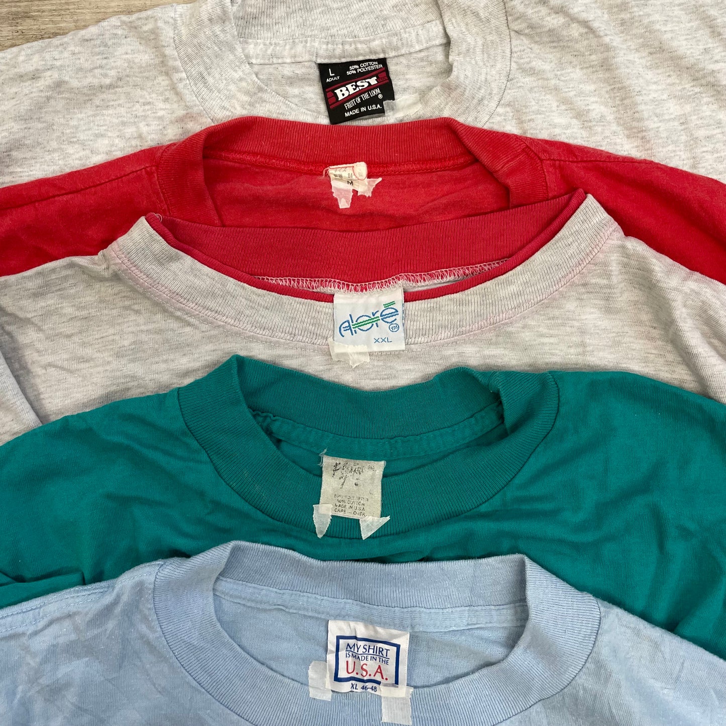 [現物] 90-00s 白Tシャツ(シミあり) 20pcs B0708004