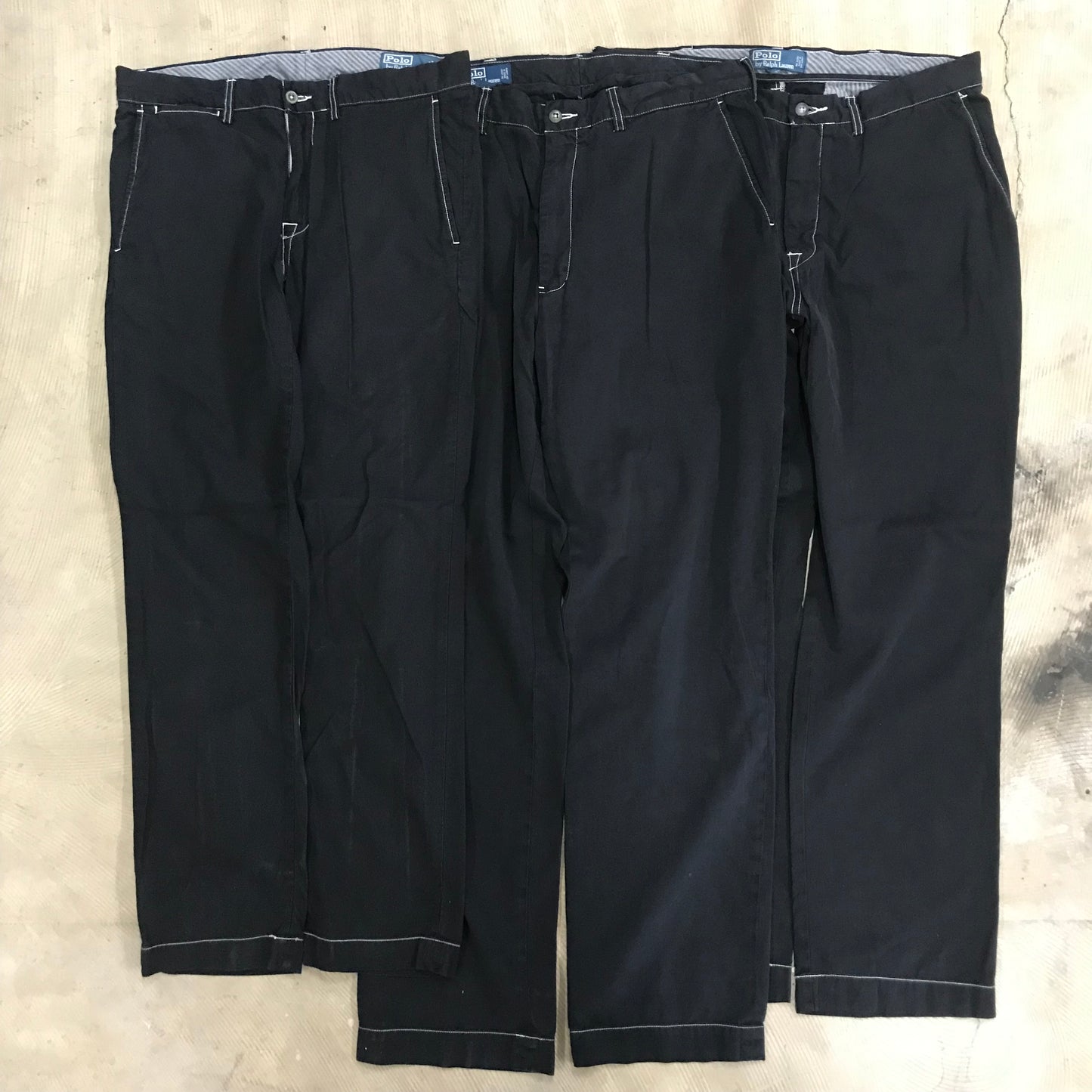 [現物] ラルフチノパンローレン/黒染め 12pcs H0727003