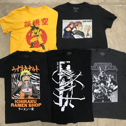 [現物] アニメTシャツ 20pcs H0803002