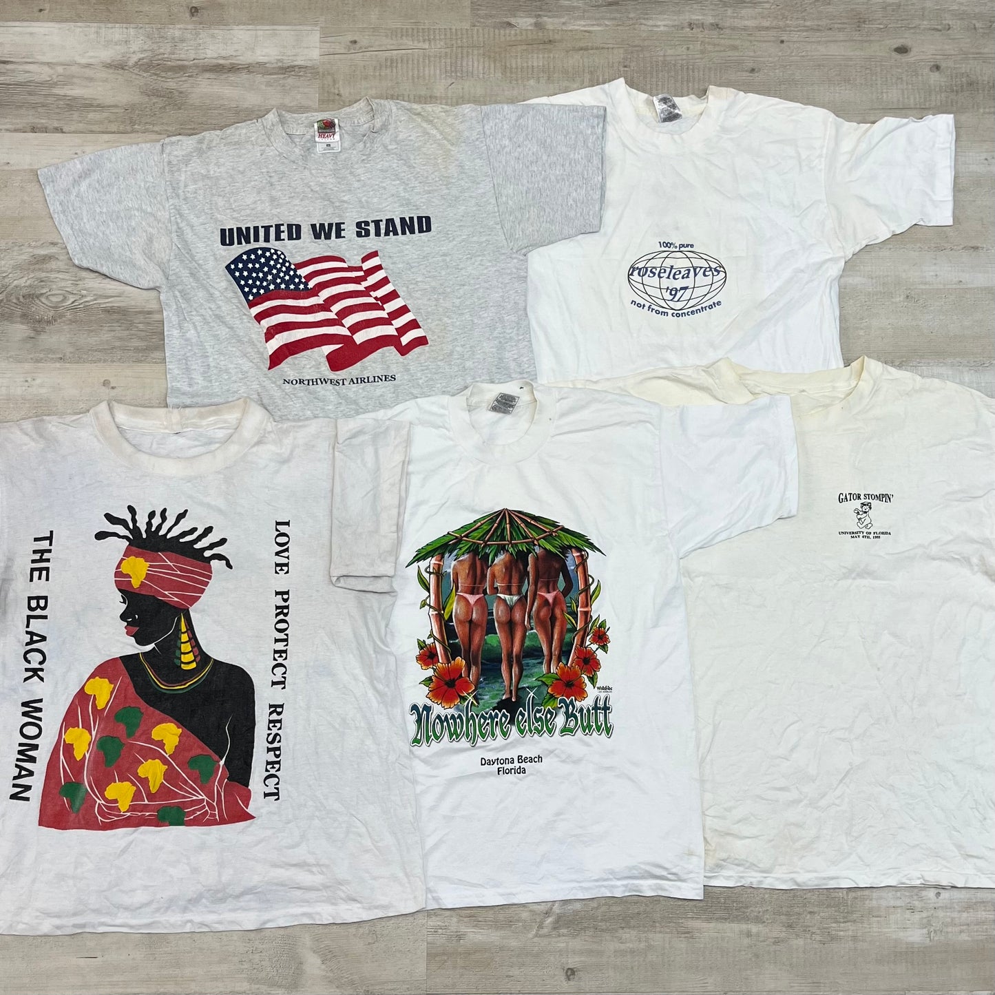 [現物] 90s 白Tシャツ(シミあり) 20pcs C0716001