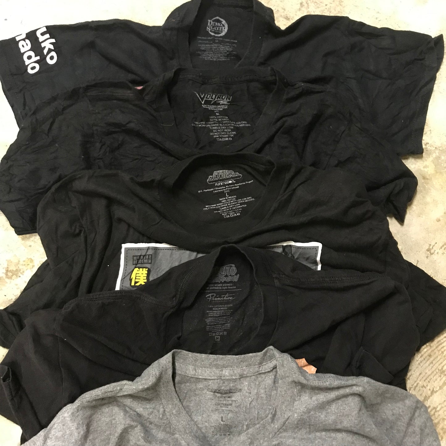 [現物] 00s アニメTシャツ 20pcs D0714002